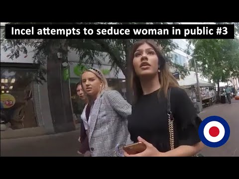 Incel attempts to seduce woman in public #3 (First Person Approacher)