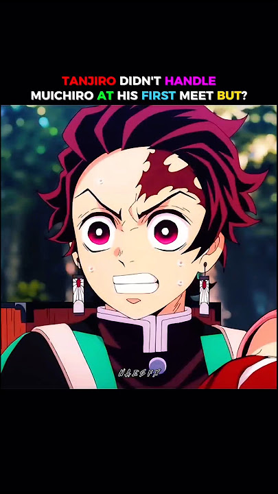 Tanjiro didn't want to lose his aura 💀| #demonslayer #anime #kimetsunoyaiba #tanjiro #muichiro