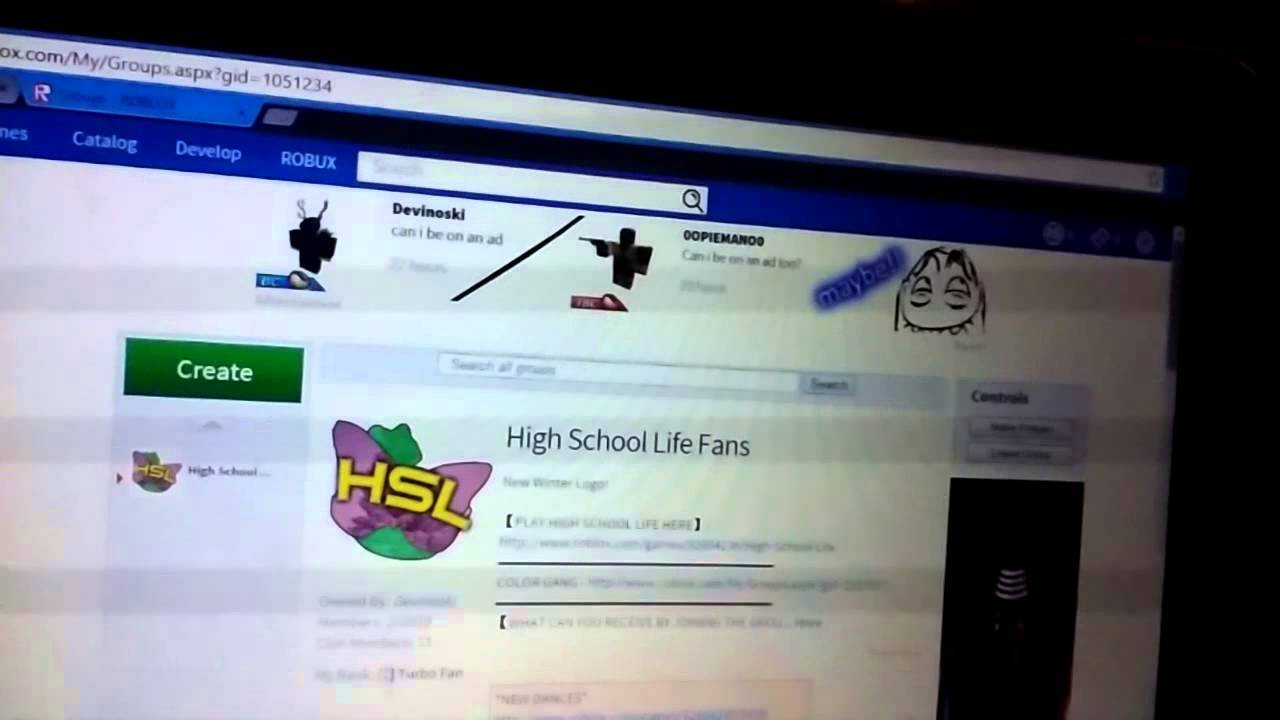 How To Join The High School Fan Club In Roblox Youtube - roblox website rhs