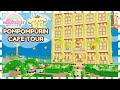 POMPOMPURIN CAFE TOUR! - Hello kitty cafe - Roblox