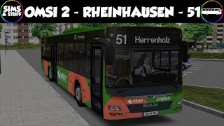 OMSI 2  |  Rheinhausen  |  Route 51  |  MAN Lions City Bus  |  Omsi Monday