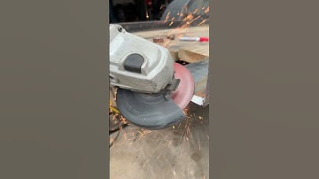 Grinding bevels welding prep. #welder #welding #grinding #shorts