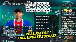 eFootball PES 2026 PPSSPP Full Update Android Offline Transfer Update New Kits 26/27 Real Face HD screenshot 3