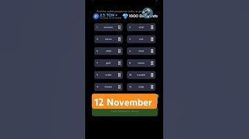Holdcoin 12 November Daily Heist Code Combo Code Today #holdcoin #code #airdrop