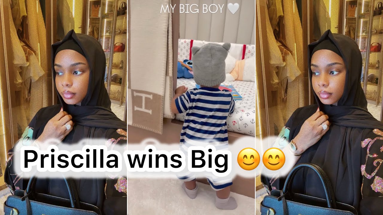 PRISCILLA WINS BIG 😊😊 AS RAKEEM CALLS MAMA FOR THE FIRST TIME #viralvideo #priscilla #trendingvideo 
