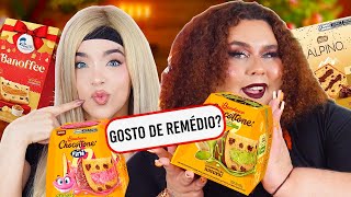 PROVANDO PANETONES DO MERCADO com a MADRINHA da Corrida das Blogueiras! 😱🎄