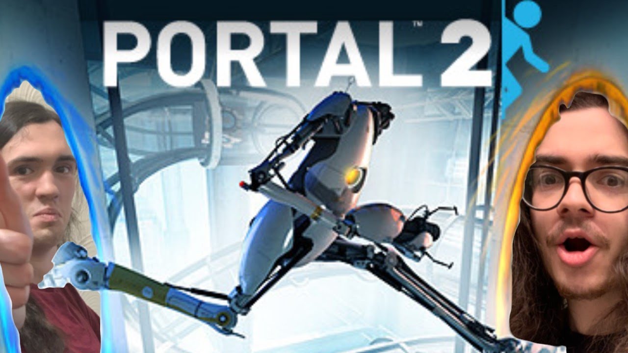 Portal 2 Co-op Part 1 "Sam is the weak link" - YouTube