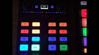 Traktor X1 Mk2 mapped to give 4 deck VU meters
