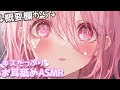 【ASMR/耳○め概要欄】暑さと気持ちよさで蕩けちゃうキスたっぷりasmr❤【高音質/音圧/EarCleaning/힐링/掏耳朵/Ear licking/귀핥기】