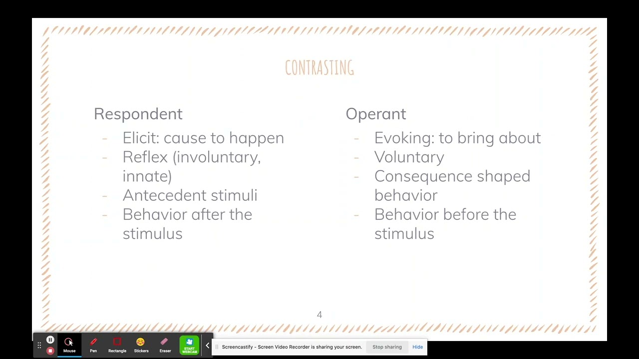 Operant Vs Respondent Behavior YouTube Operant Vs Respondent Behavior YouTube