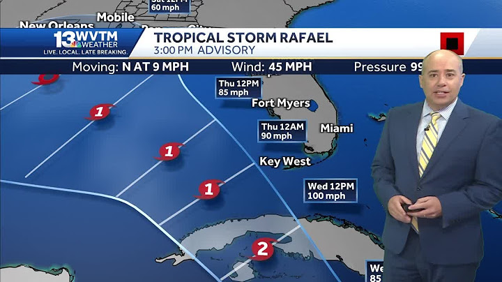 Tropical Storm Rafael will become a Hurricane and may reach Category 2 strength before impacting ...