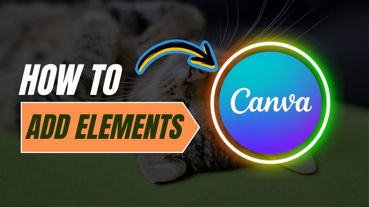 Enhancing Your Designs: Adding Elements in Canva (PC/Mac) - YouTube