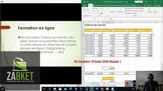 ZS formation f3 Excel 2016 Module 1 0004