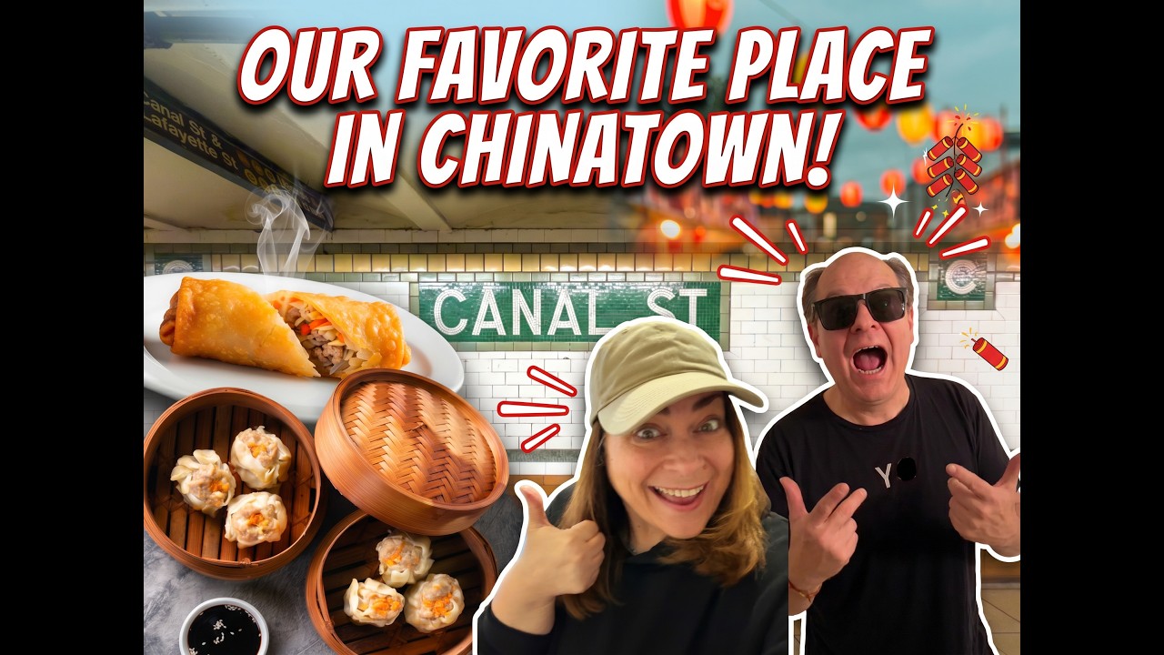 LIVE 🥟 Isn’t this the BEST restaurant in Chinatown? 🍚 #NYC #food