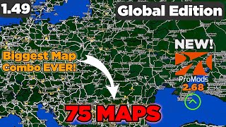 ETS2 1.49 - Biggest Mega Map Combo | 75 Maps | Setup Guide