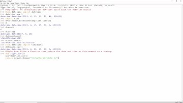 Python datetime Module Part-2 Practical