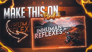 Make this Awesome PUBG Mobile thumbnail Without using Pstouch || Pixellab