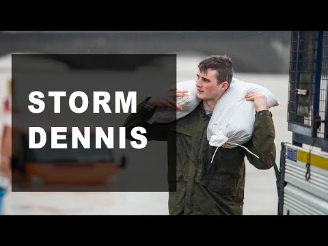 Storm Dennis - Carmarthen Wales UK