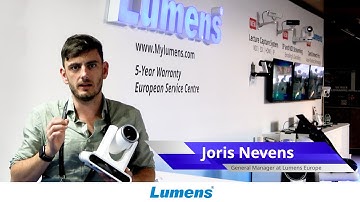 Lumens @ IBC 2023: VC-TR60 4K AI Auto-Tracking Camera | Lumens ProAV