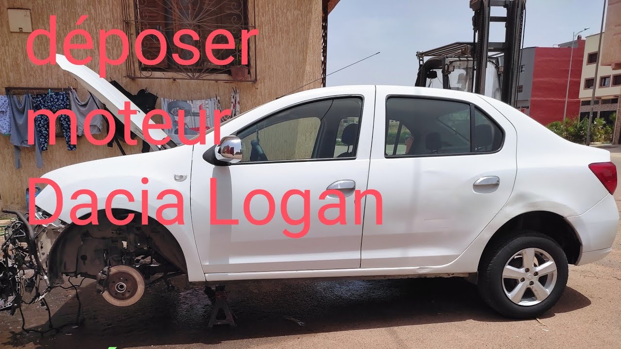 déposer moteur Dacia Logan facilement