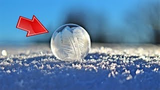 This is What Happens When a Bubble Freezes!
