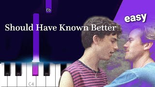 Sufjan Stevens - Should Have Known Better  ~   EASY PIANO TUTORIAL