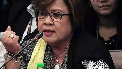 DOJ panel submits De Lima’s fifth case for resolution