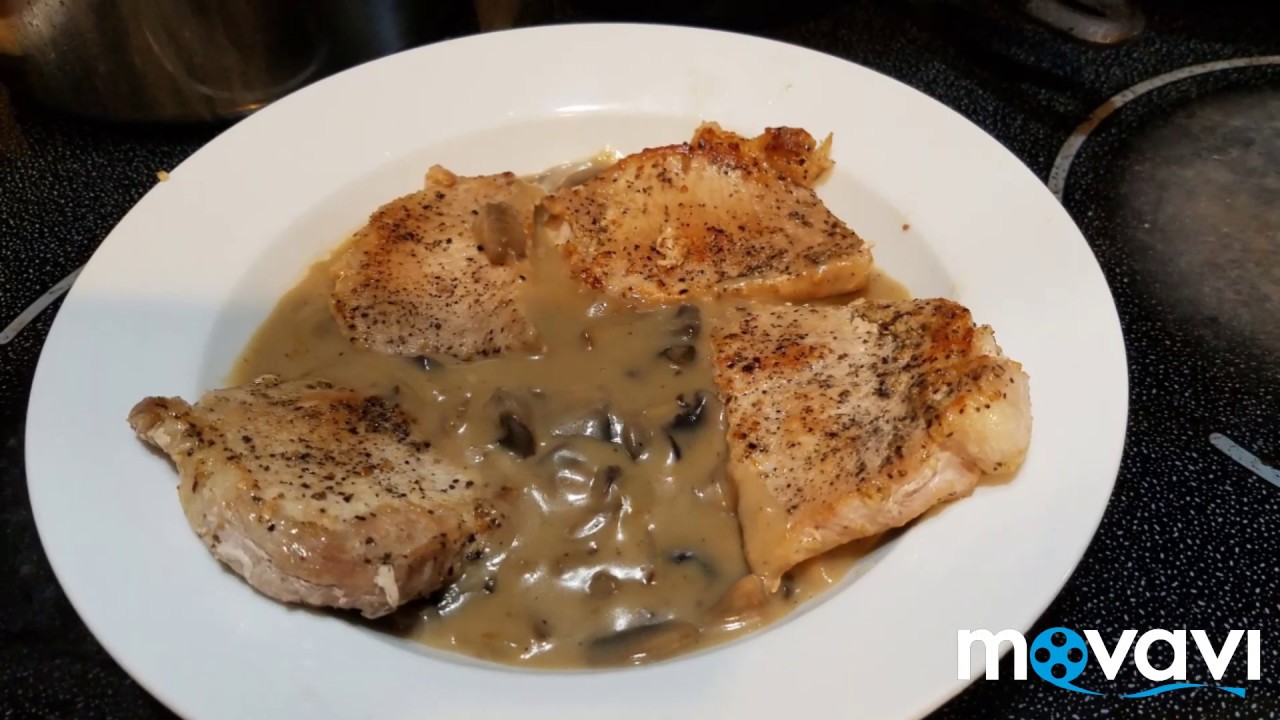 Pork Chop With Cream of Mushroom Sauce Recipe Diabetic Friendly Pork