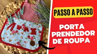 Porta Prendedor de Roupa - Passo a Passo Completo