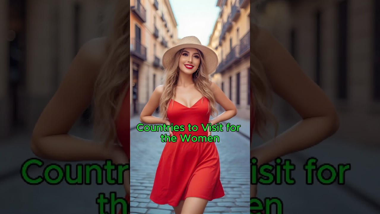 Countries to Visit for Women #spain #poland #brazil #sweden