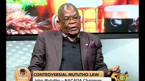 Power Breakfast Interview with John Mututho NACADA, Chairman Part 2