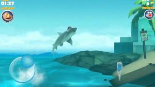 Santa shark!-hungry shark evolution screenshot 4