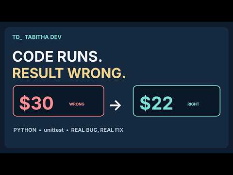 Python Code Runs but Gives the Wrong Answer? Fix It With a Test