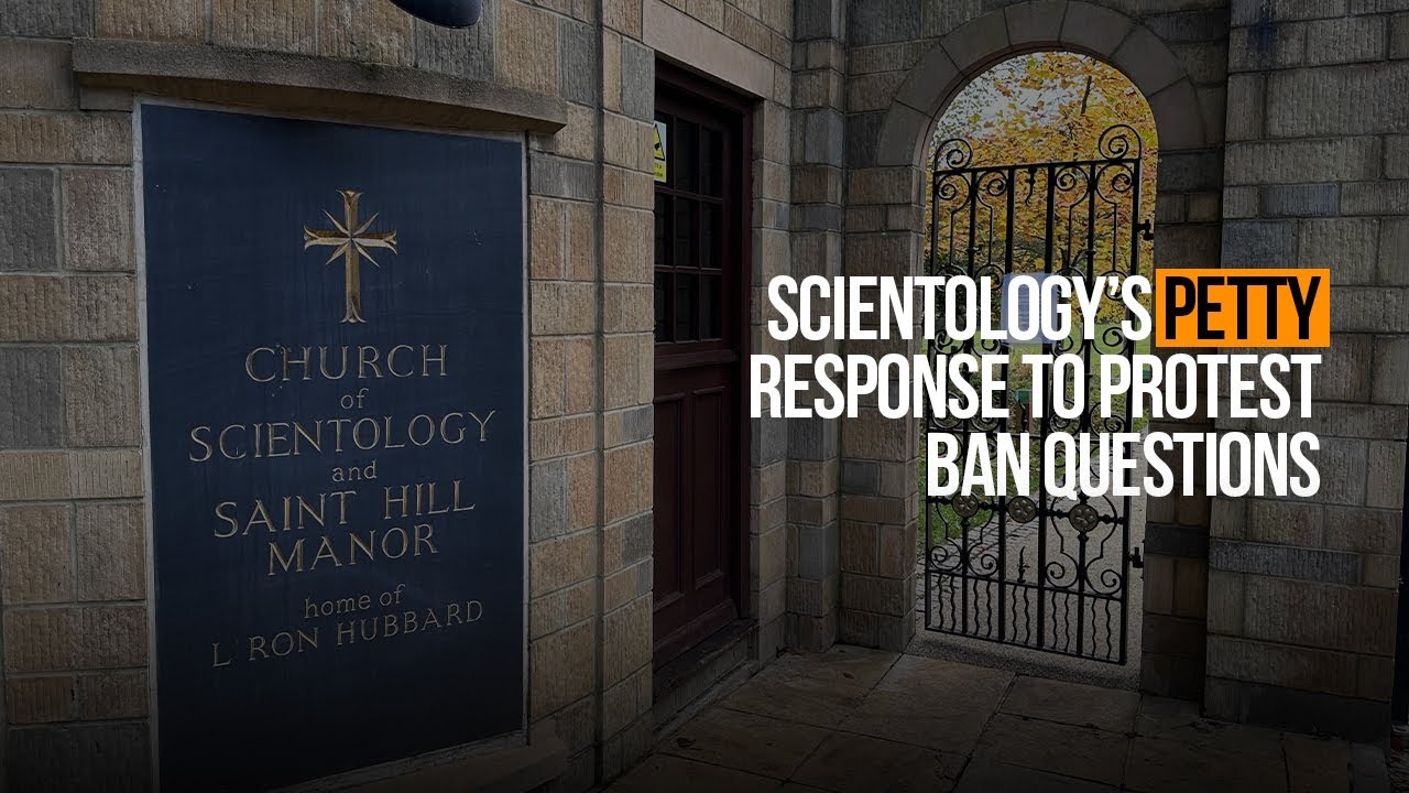 Scientology's petty response to Council protest ban questioning
