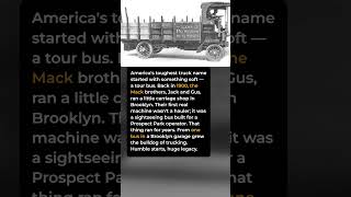 Mack Trucks Started With a Tour Bus