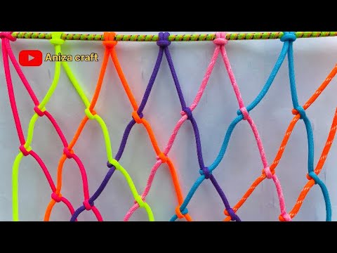 Makinga Net Learn How To Make a Net At Home Easily-Cast Net-Climbing Net-cargo Net ...