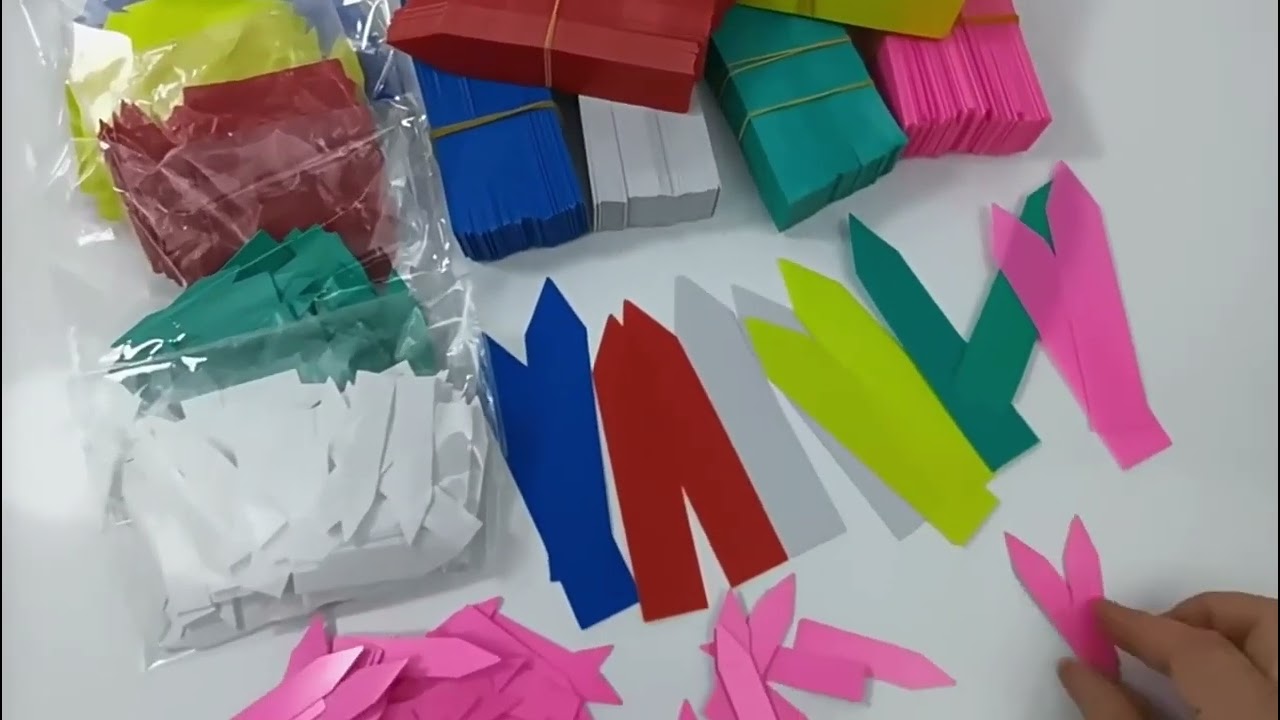 Plastic Nursery Garden Labels 6 Colors 4 Inch Pot Marker Garden Stake Tags Waterproof Plant Markers