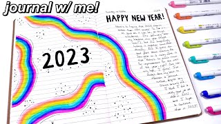 my first journal entry of the new year! (journal with me!!)