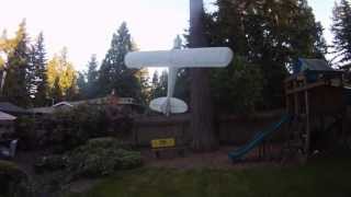 Multiplex FunCub Backyard Torque Rolls and Roof Landing
