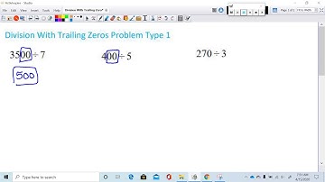 Division With Trailing Zeros Problem Type 1