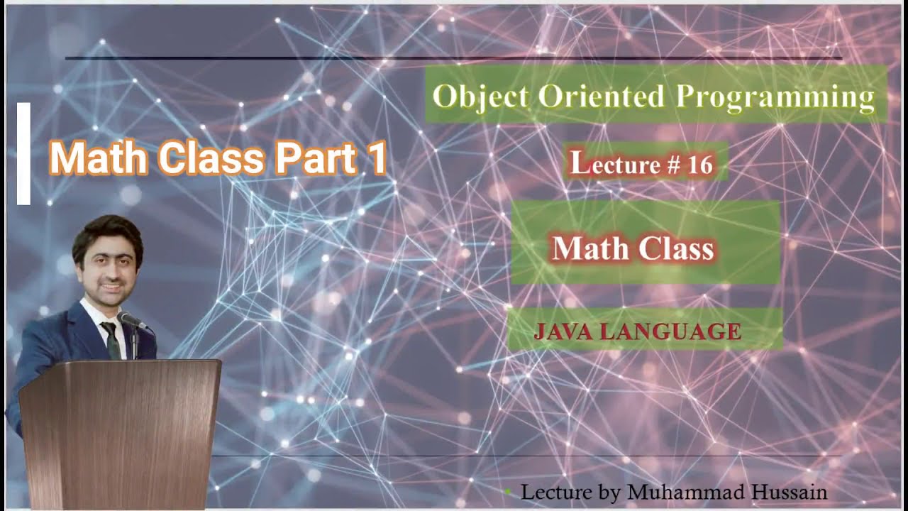lecture 16 Math Class Part 1 - YouTube