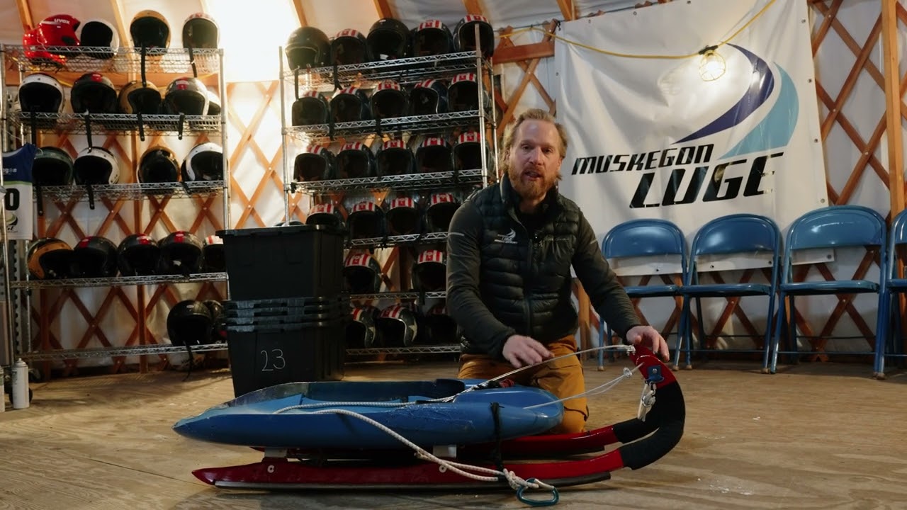 How to Luge with an adaptive sled