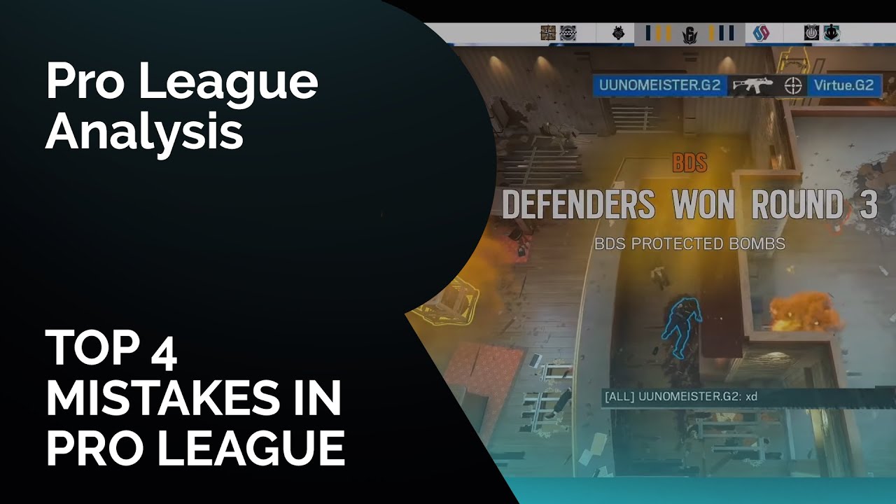 Top 4 Common Mistakes In Pro League