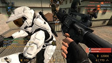 Counter Strike Source Classic Survival zombie mod online gameplay on Italy map