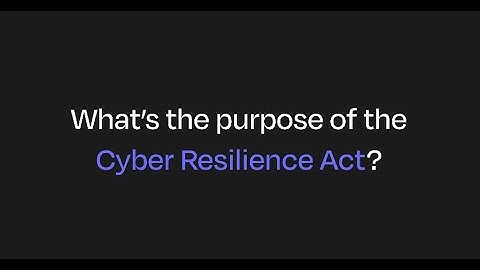 What is the purpose of the EU Cyber Resilience Act (CRA)?