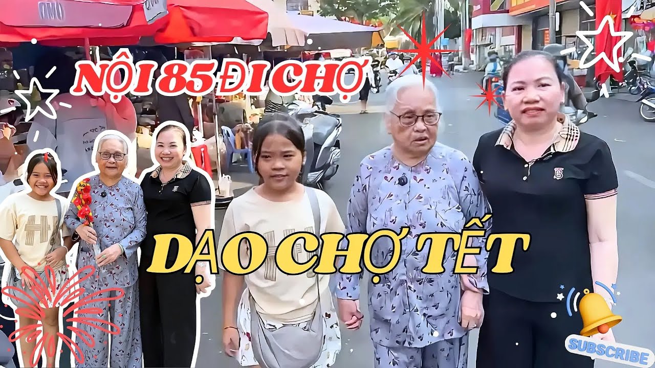 [339] Dẫn Nội 8 Đi Dạo CHỢ TẾT | Vẻ Mặt Trông Rất Vui !