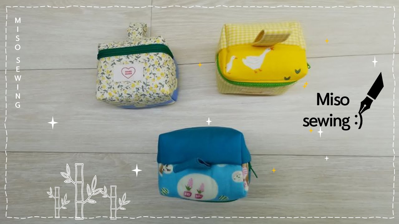 Sewing Tips and Tricks 인기큐브 파우치💛👛