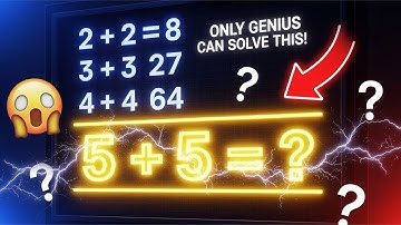 Only 1% Can Solve This Viral Math Puzzle — What’s 5+5? 🤯🔥
