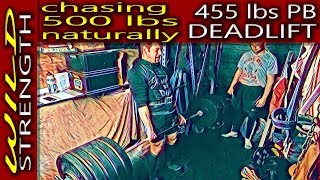 Dancing deadlift [chasing a natural 500lbs]