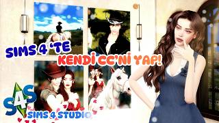 Si̇ms 4Te Nasil Kendi̇ Ccmi̇ Yaparim? En Basi̇t Şeki̇lde Cc Tablo Yapimi Si̇ms 4 Studi̇o